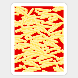 French Fries, Ketchup Fast Food Lover Sticker